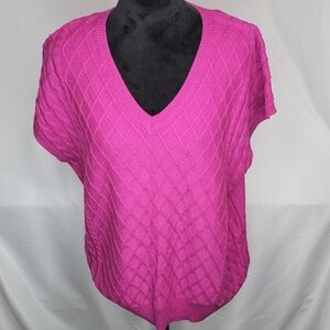 Marc New York Fuschia Sweater Vest Size XL #426